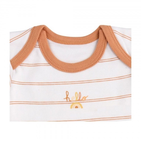 Lot de 3 bodies 6 mois manches courtes sunlight Sauthon baby deco