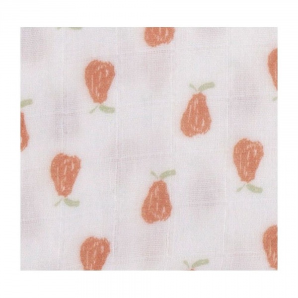 Lot de 3 langes coton bio 70 x 70 botanica Sauthon baby deco