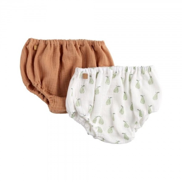 Lot de 2 bloomers 3-6 mois botanica Sauthon baby deco