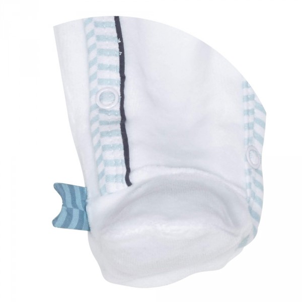 Pyjama bébé velours blanc montgolfière 3 mois lazare Sauthon baby deco