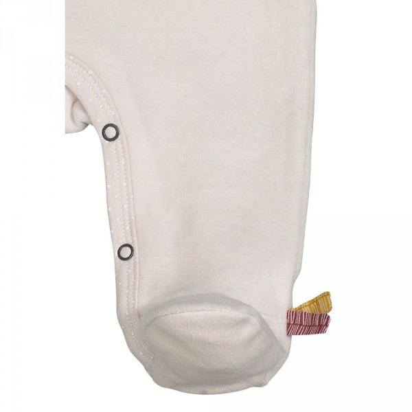 Pyjama bébé velours beige 3 mois timouki Sauthon baby deco