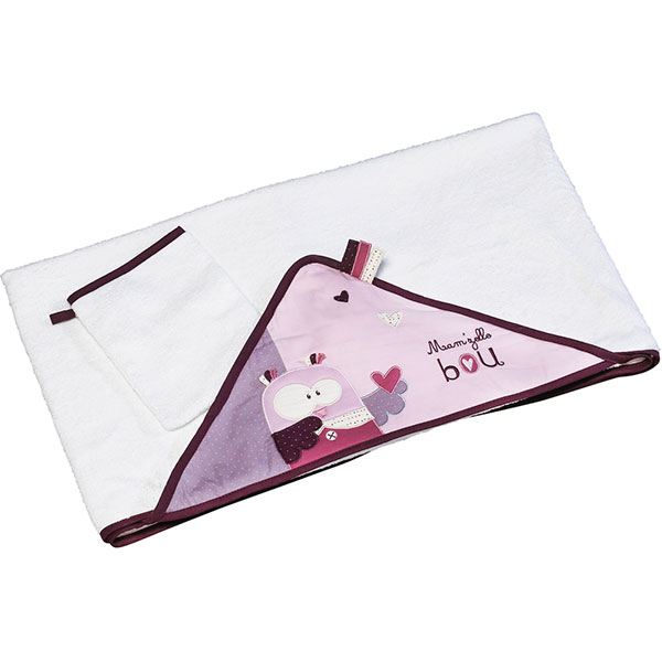Sortie de bain bébé mam'zelle bou Sauthon baby deco
