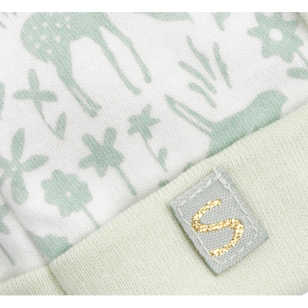 Bonnet bébé naissance tilleul promenons nous Sauthon baby deco
