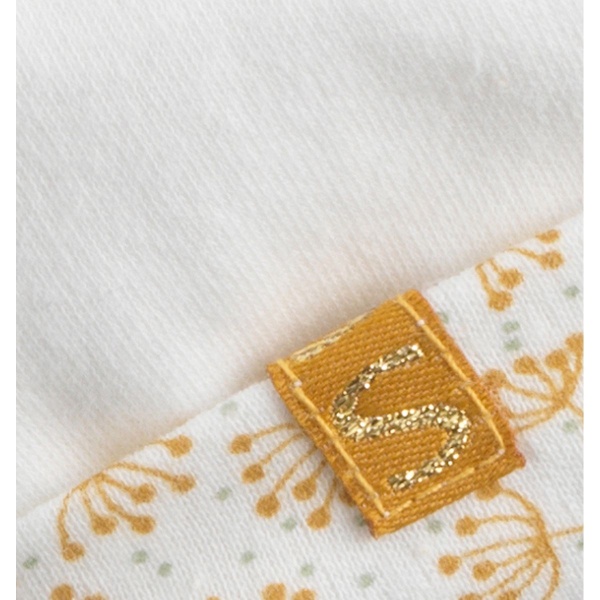 Bonnet bébé naissance jaune topaze promenons nous Sauthon baby deco