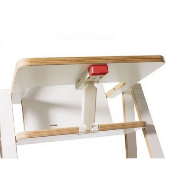 Chaise haute pliable ultra-plate blanche Supaflat