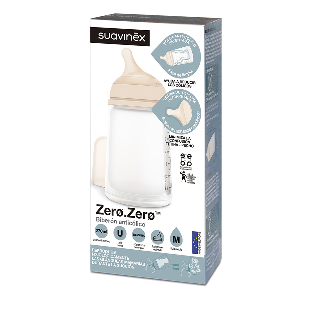 Tettarelle Anti-Coliche Suavinex Zero Zero - Flusso Denso Per +6 Mesi, Confezione Da 2 - Foto 4