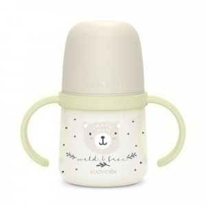 Biberon à anses bébé 150 ml wild&ampfree beige Suavinex