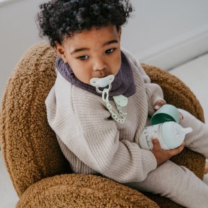 Biberon bébé 150 ml sx pro birdies vert Suavinex