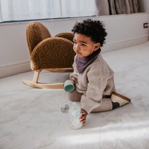 Biberon bébé 150 ml sx pro birdies vert Suavinex