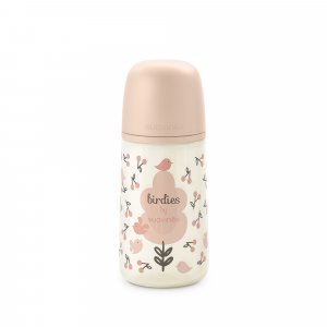 Biberon bébé 270 ml sx pro birdies rose Suavinex