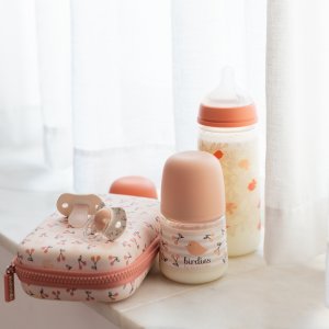 Biberon bébé 360 ml sx pro birdies rose Suavinex