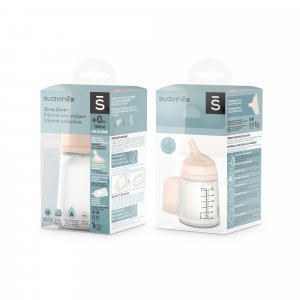 Biberon 180 ml anti-colique spécial allaitement zerø.zerø Suavinex