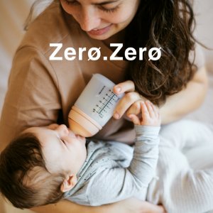 Coffret 4 biberons zerø.zerø et boîte dosseuse vert Suavinex