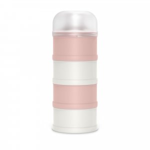 Coffret 4 biberons zerø.zerø et boîte doseuse rose Suavinex