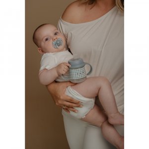 Biberon à anses silicone 150 ml night&day ours Suavinex