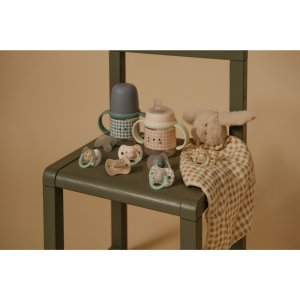 Biberon à anses silicone 150 ml night&day ours Suavinex