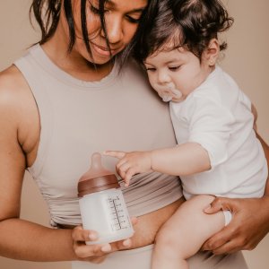 Biberon 180 ml anti-colique zerø.zerø débit lent deep Suavinex