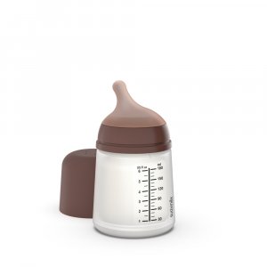 Biberon 180 ml anti-colique spécial allaitement zerø.zerø Suavinex