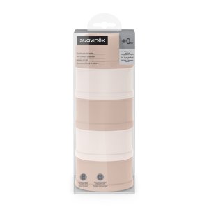 Boîte doseuse de lait 4 compartiments wonderland rose Suavinex