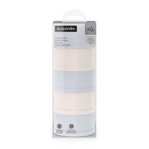 Boîte doseuse de lait 4 compartiments wonderland bleu Suavinex