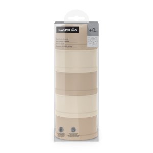 Boîte doseuse de lait 4 compartiments wonderland beige Suavinex