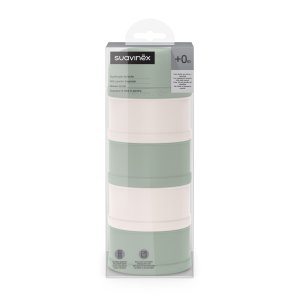 Boîte doseuse de lait 4 compartiments wonderland vert Suavinex