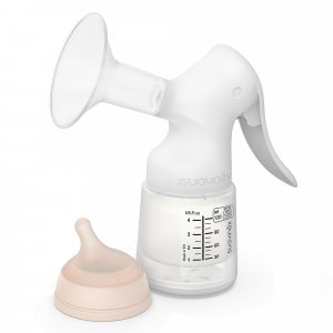 Tire-lait manuel avec biberon anti-colique zerø.zerø 120 ml Suavinex