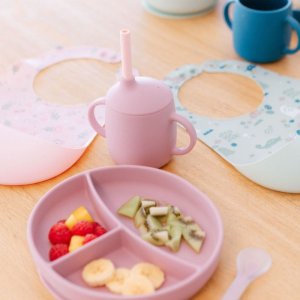 Tasse d'apprentissage bébé 3 en 1 colour essence rose Suavinex