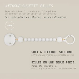 Attache sucette silicone colour essence moutarde Suavinex