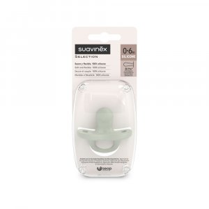 Sucette réversible silicone sx pro colour essence vert 0-6 mois Suavinex