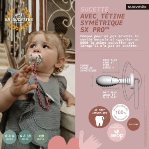 Sucette sx pro 6-18 mois Suavinex