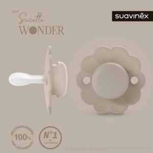 Sucette réversible sx pro wonder grey cloud 0/6 mois Suavinex