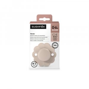 Sucette réversible sx pro wonder mauve chalk 0/6 mois Suavinex