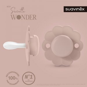 Sucette réversible sx pro wonder pale mauve 6/18 mois Suavinex