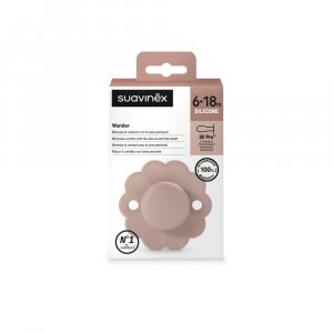 Sucette réversible sx pro wonder pale mauve 6/18 mois Suavinex