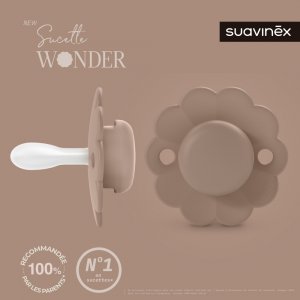 Sucette réversible sx pro wonder raw umber 6/18 mois Suavinex