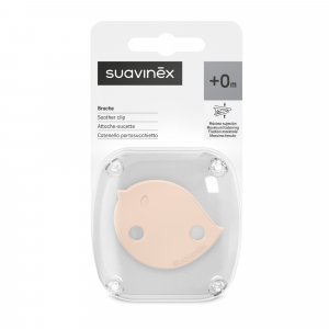 Attache sucette bébé chaîne birdies rose Suavinex