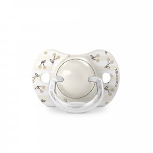 Lot de 2 sucettes symétriques sx pro birdies 0-6 mois beige Suavinex