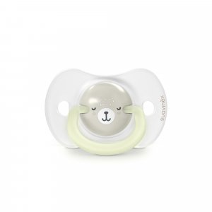 Lot de 2 sucettes symétriques sx pro wild&ampfree 6-18 mois gris Suavinex