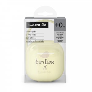 Porte sucette bébé birdies beige Suavinex