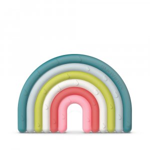 Anneau de dentition silicone arc en ciel Suavinex