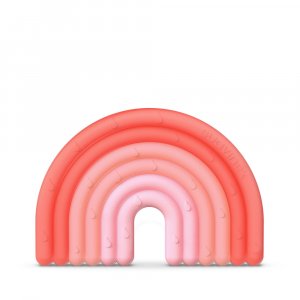 Anneau de dentition silicone arc en ciel Suavinex