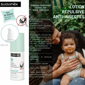 Lotion répulsive anti-moustique 100ml Suavinex