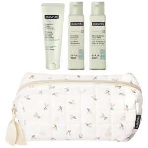Trousse de toilette bébé 3 soins birdies beige Suavinex
