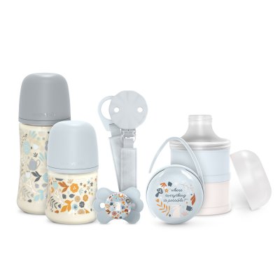 Coffret de naissance wonderland bleu