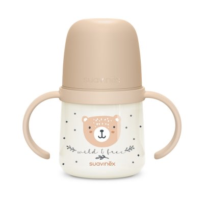 Biberon à anses bébé 150 ml wild&ampfree marron
