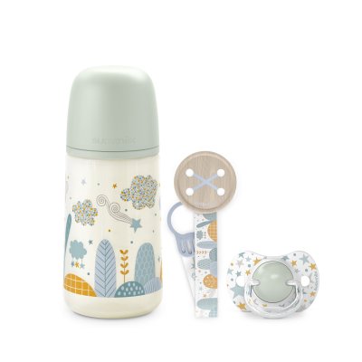 Coffret cadeau de naissance dreams bleu