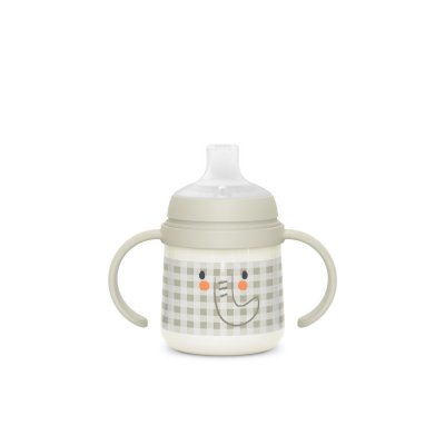 Biberon à anses silicone 150 ml night&day éléphant