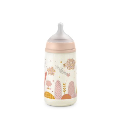 Biberon 270 ml anti-colique avec tétine sx pro débit moyen dreams rose