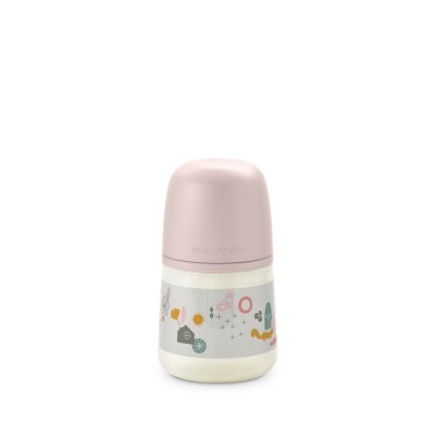 Biberon 150 ml anti-colique avec tétine sx pro débit moyen walk in the park rose